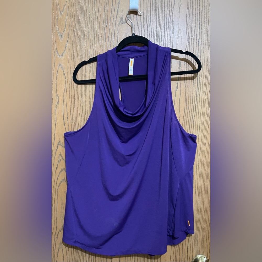 Lucy 1x purple racer/back tank.